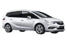 Car Hire Wolverhampton - Vauxhall Zafira 5 + 2 - Minibus hire Wolverhampton